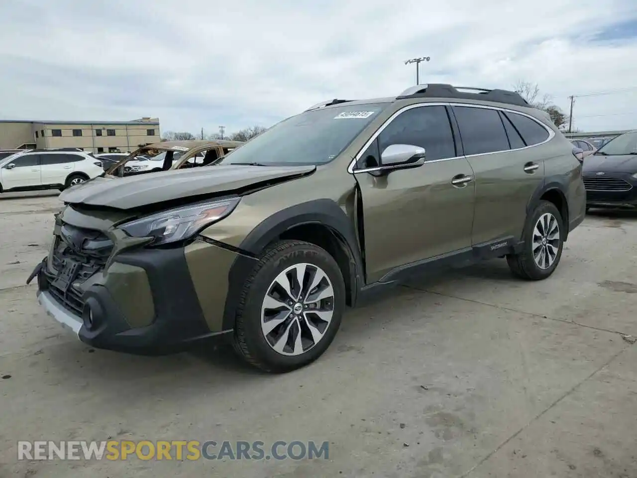 1 Photograph of a damaged car 4S4BTGPDXP3121544 SUBARU OUTBACK 2023