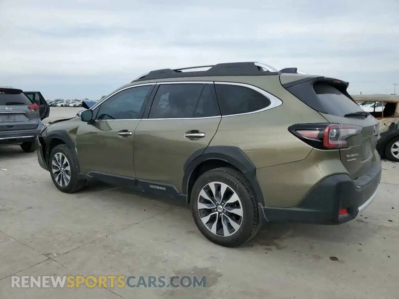 2 Photograph of a damaged car 4S4BTGPDXP3121544 SUBARU OUTBACK 2023