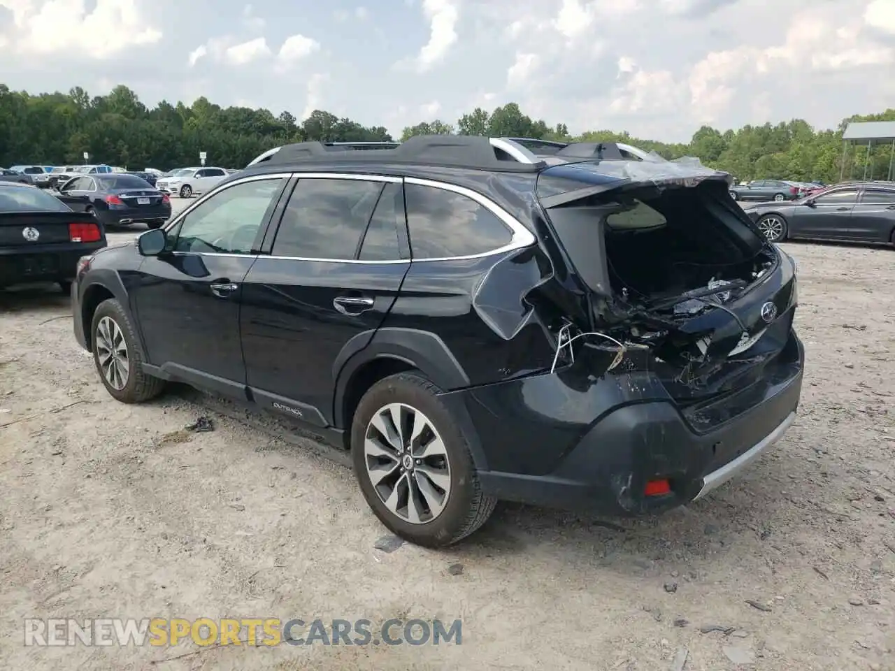 2 Photograph of a damaged car 4S4BTGPDXP3160148 SUBARU OUTBACK 2023