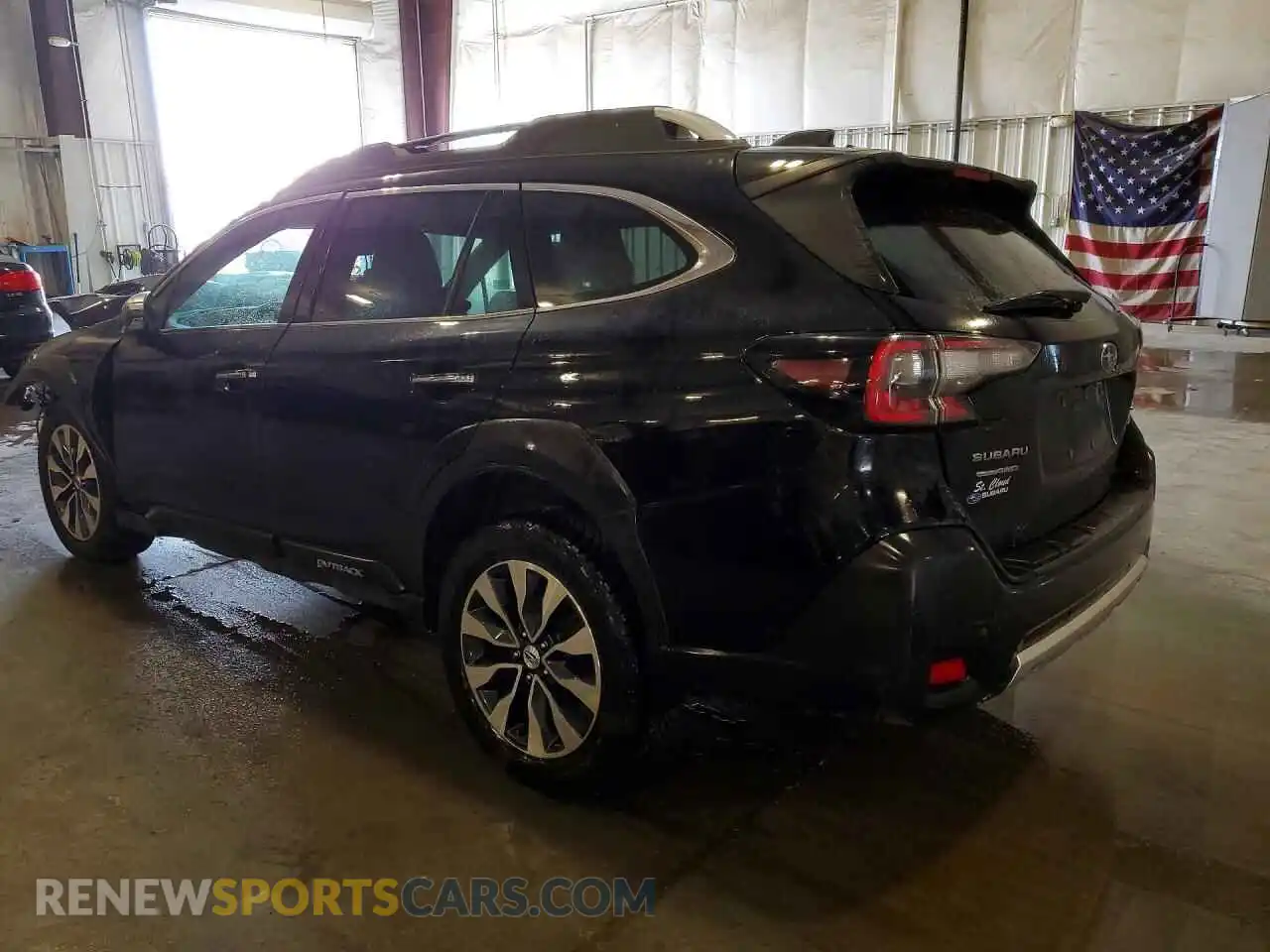 2 fotografías del automóvil dañado 4S4BTGPDXP3201085 SUBARU OUTBACK 2023