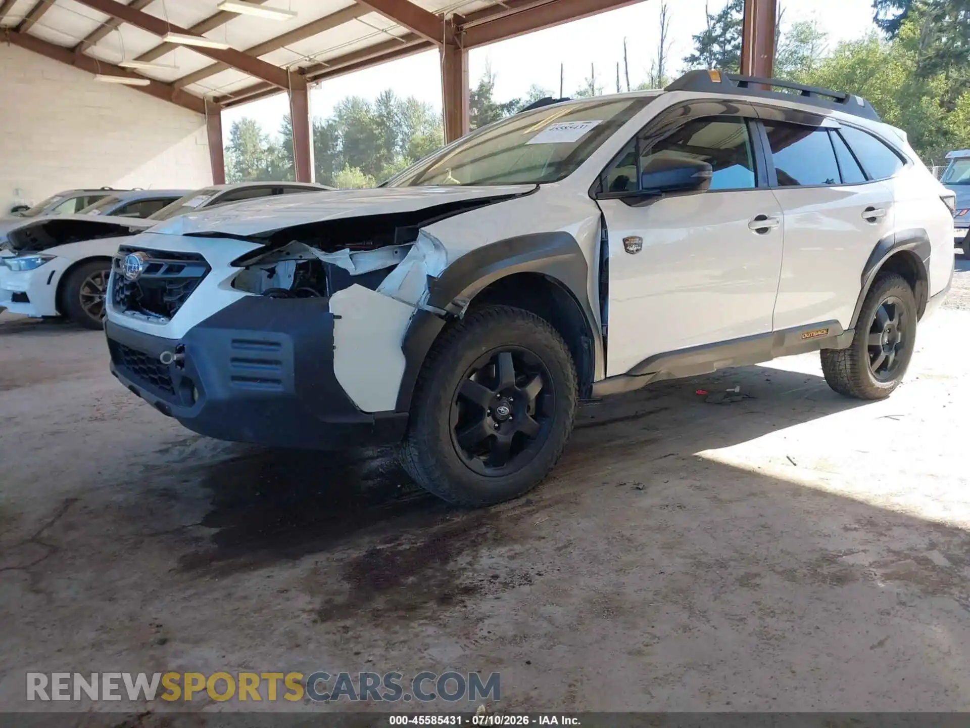 2 Photograph of a damaged car 4S4BTGSDXP3132180 SUBARU OUTBACK 2023