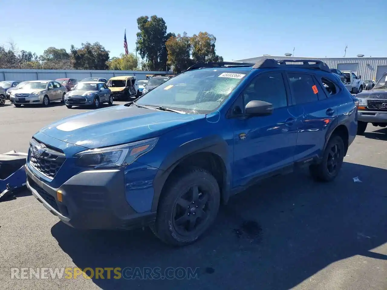 1 Фотография поврежденного автомобиля 4S4BTGUD2P3105634 SUBARU OUTBACK 2023