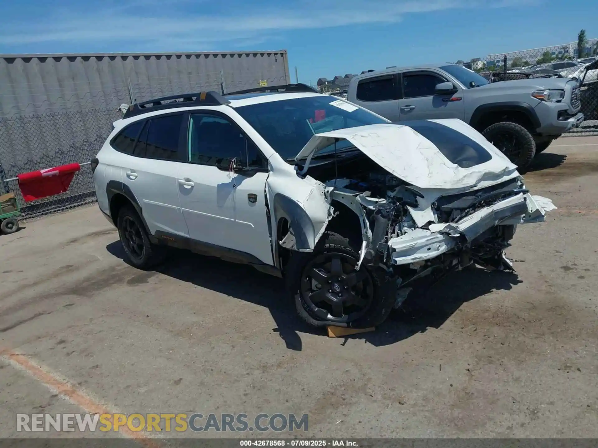 1 Photograph of a damaged car 4S4BTGUD2P3205295 SUBARU OUTBACK 2023