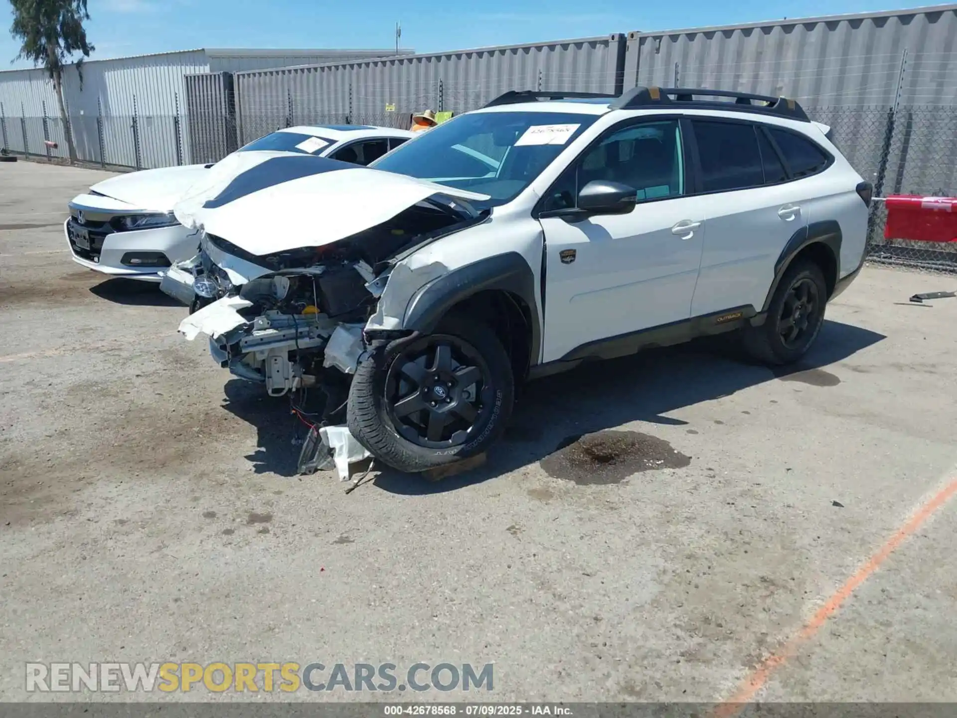 2 Photograph of a damaged car 4S4BTGUD2P3205295 SUBARU OUTBACK 2023