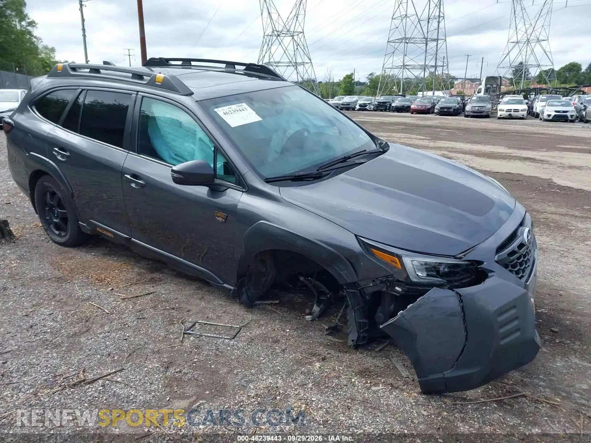 1 Photograph of a damaged car 4S4BTGUD2P3217513 SUBARU OUTBACK 2023
