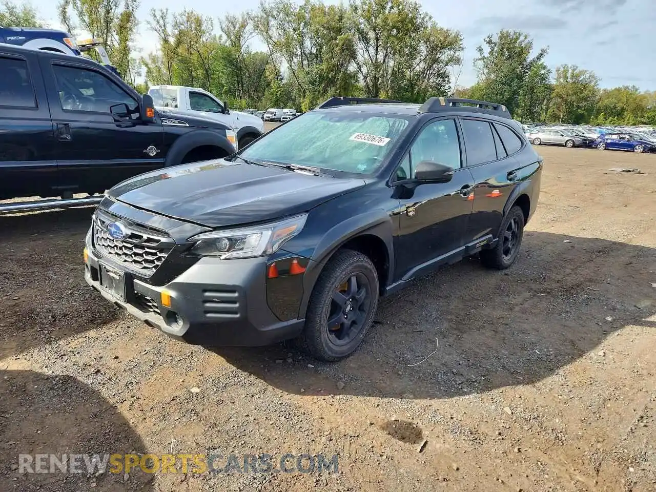 1 Photograph of a damaged car 4S4BTGUD6P3200763 SUBARU OUTBACK 2023