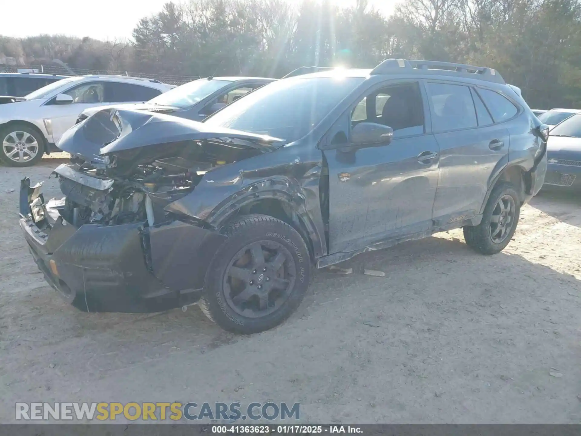 2 Photograph of a damaged car 4S4BTGUD7P3199624 SUBARU OUTBACK 2023