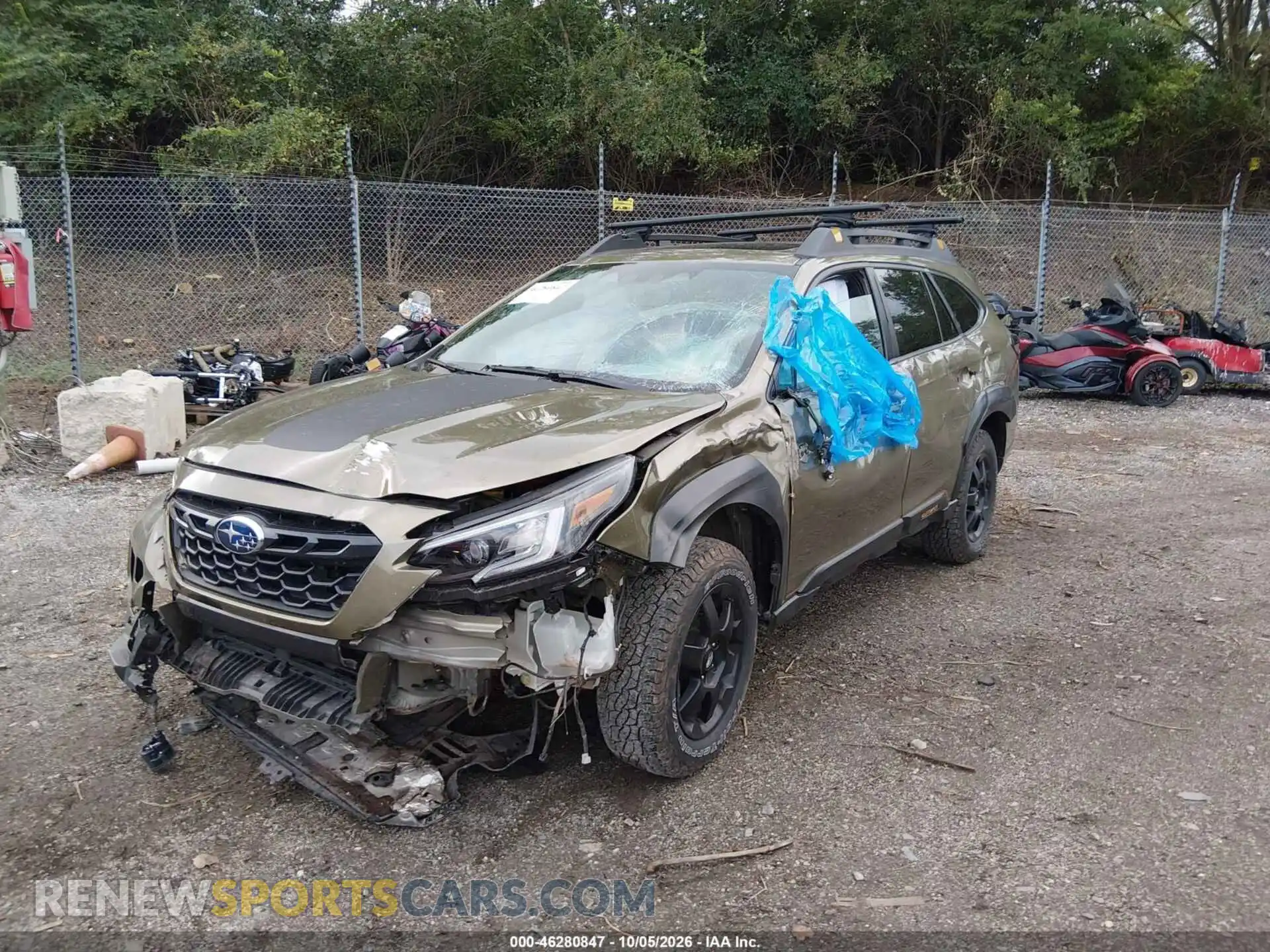 2 Фотография поврежденного автомобиля 4S4BTGUDXP3159781 SUBARU OUTBACK 2023