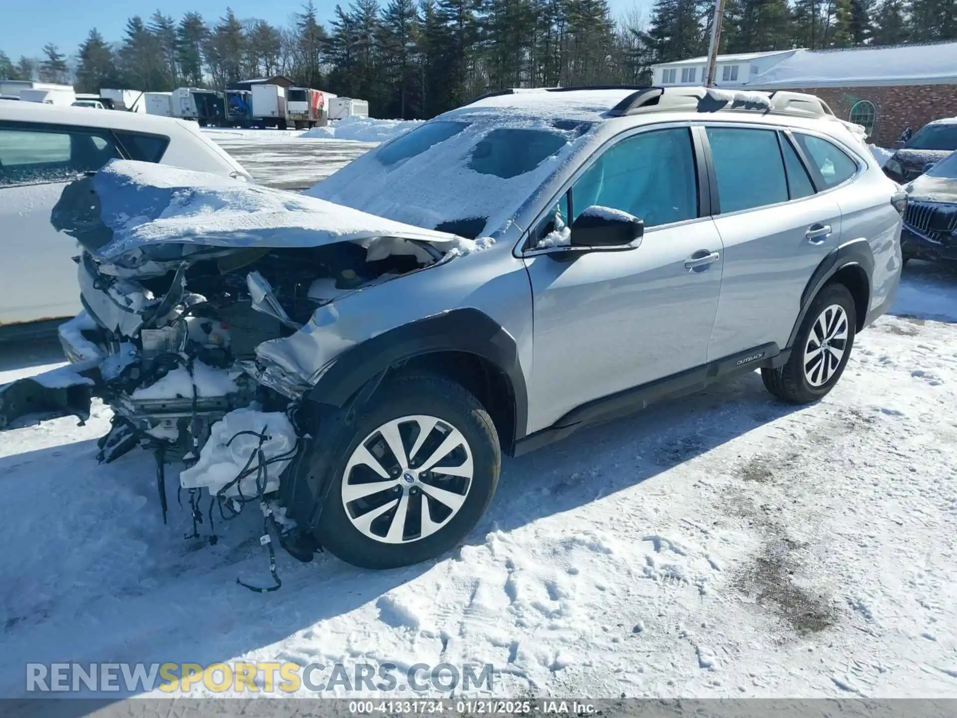 2 Photograph of a damaged car 4S4BTAAC1R3290268 SUBARU OUTBACK 2024