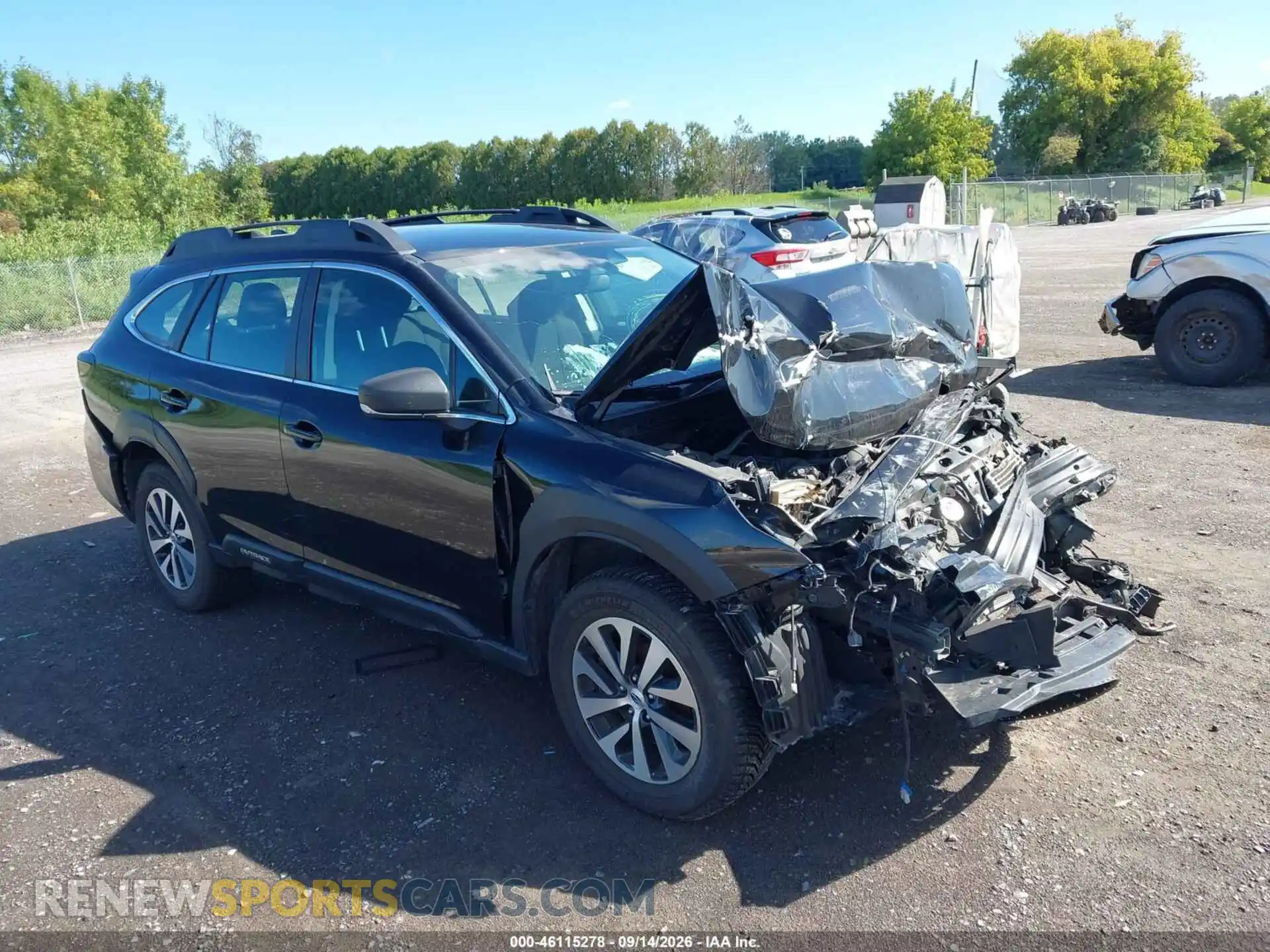 1 Photograph of a damaged car 4S4BTAAC2R3277447 SUBARU OUTBACK 2024