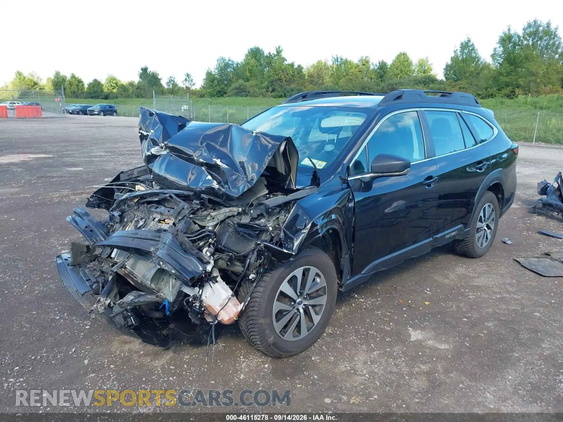 2 Photograph of a damaged car 4S4BTAAC2R3277447 SUBARU OUTBACK 2024