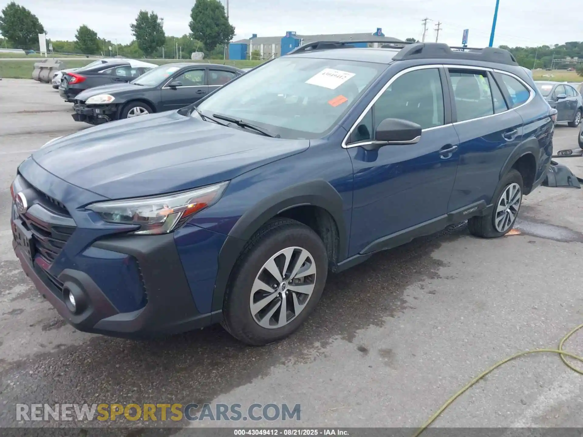 2 Photograph of a damaged car 4S4BTAAC3R3281152 SUBARU OUTBACK 2024