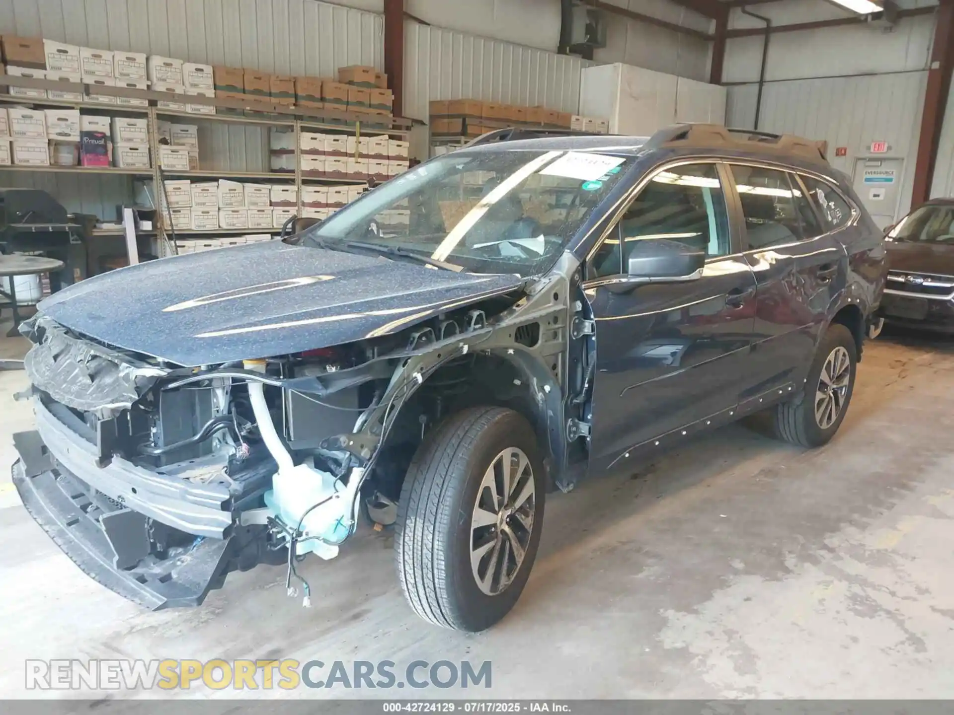 2 Photograph of a damaged car 4S4BTAAC6R3205389 SUBARU OUTBACK 2024