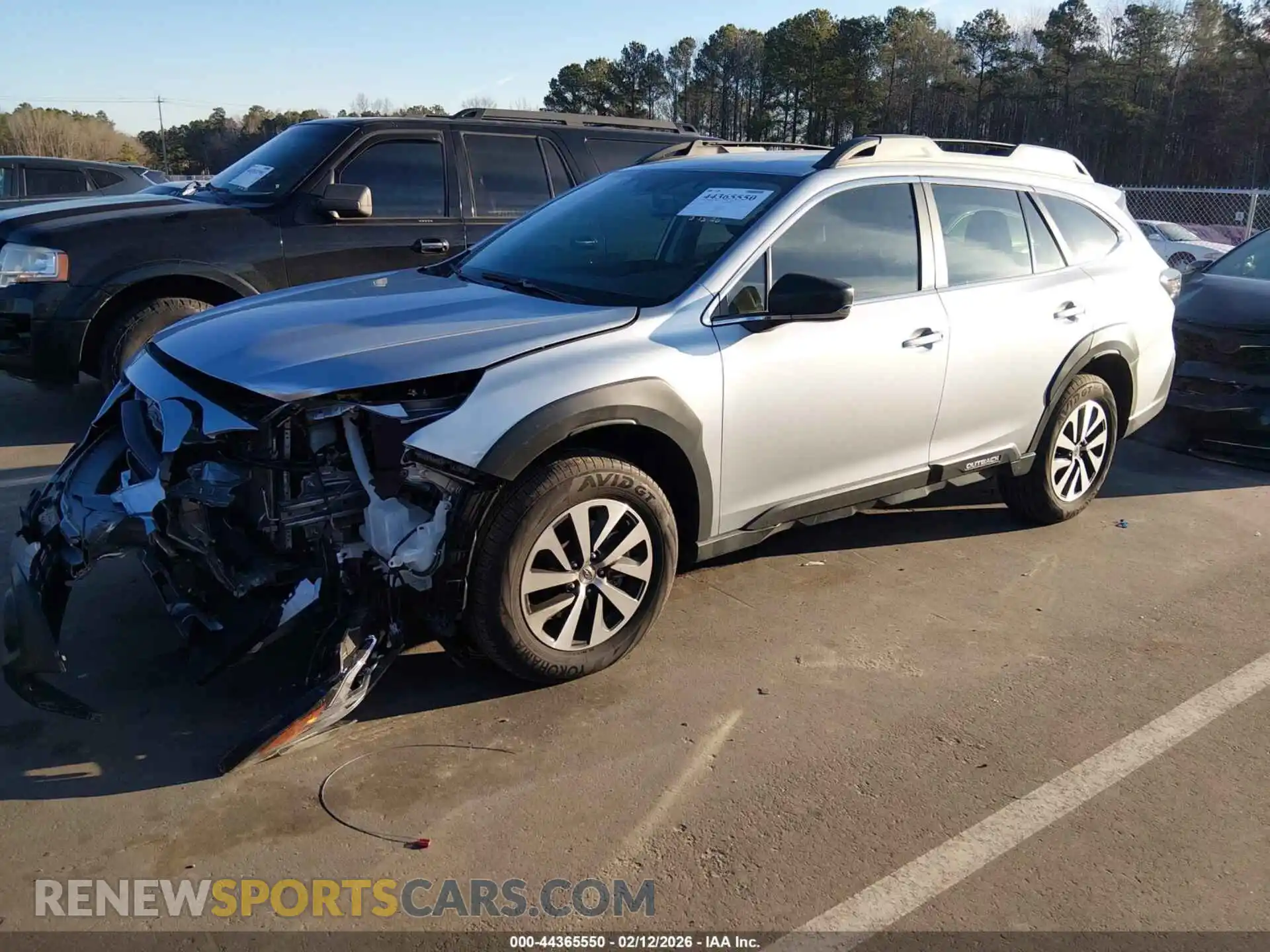 2 Photograph of a damaged car 4S4BTAAC9R3224082 SUBARU OUTBACK 2024