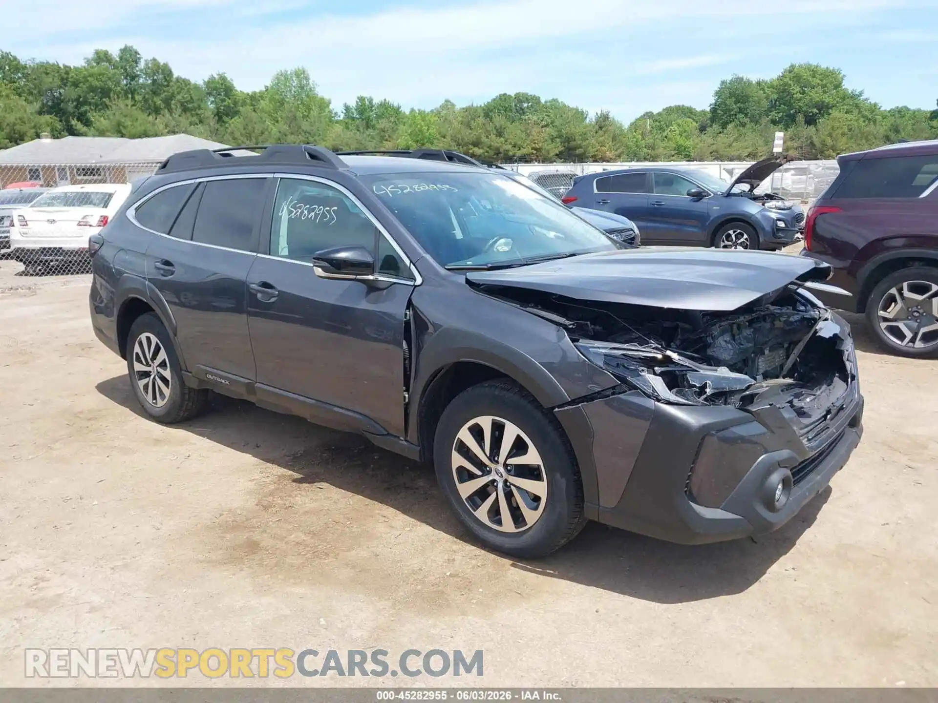 1 Photograph of a damaged car 4S4BTACC0R3209595 SUBARU OUTBACK 2024