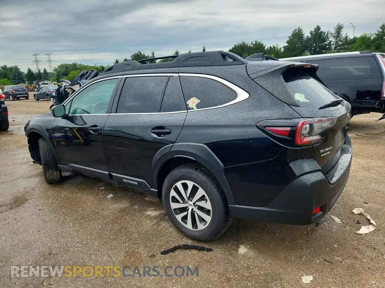 2 fotografías del automóvil dañado 4S4BTACC3R3204567 SUBARU OUTBACK 2024