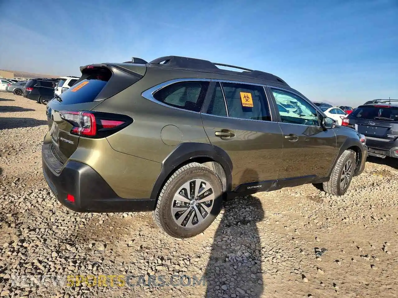 3 Photograph of a damaged car 4S4BTACC7R3215135 SUBARU OUTBACK 2024