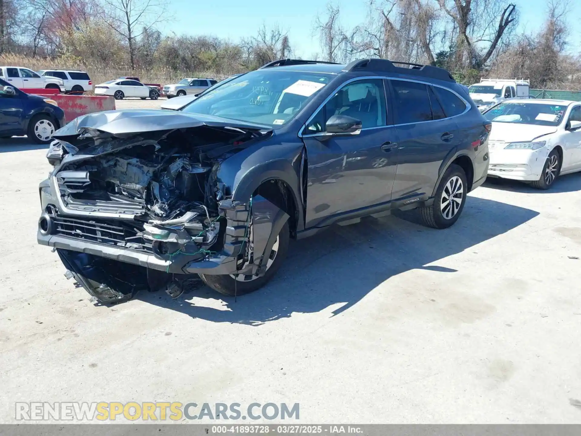 2 Photograph of a damaged car 4S4BTACC9R3293898 SUBARU OUTBACK 2024