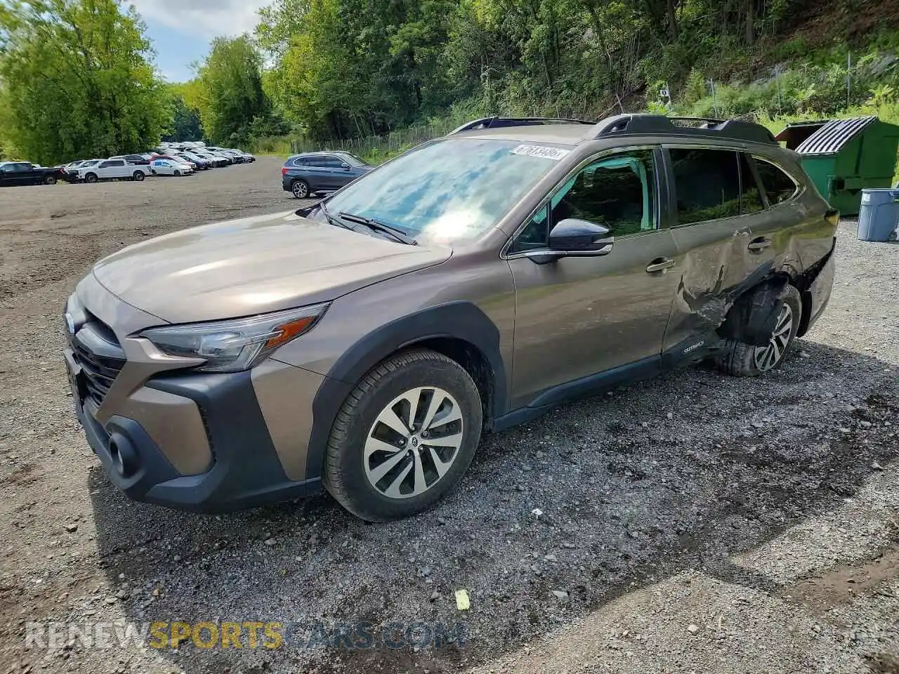 1 Photograph of a damaged car 4S4BTADC2R3127477 SUBARU OUTBACK 2024