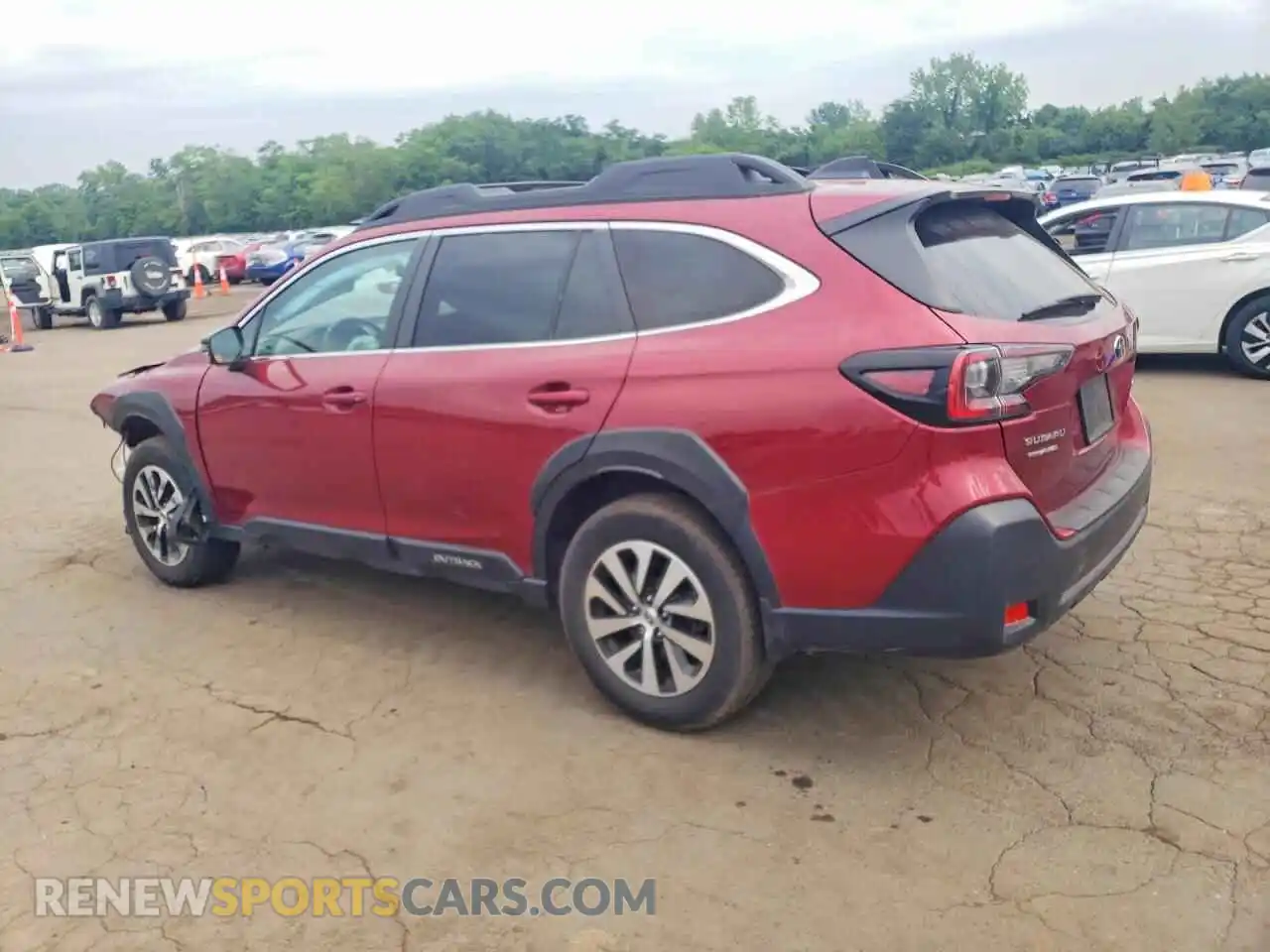 2 fotografías del automóvil dañado 4S4BTADC2R3161225 SUBARU OUTBACK 2024