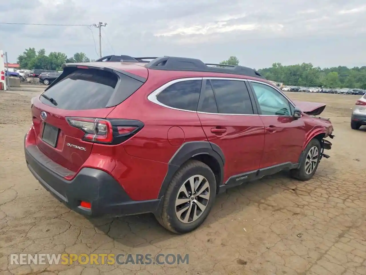 3 fotografías del automóvil dañado 4S4BTADC2R3161225 SUBARU OUTBACK 2024