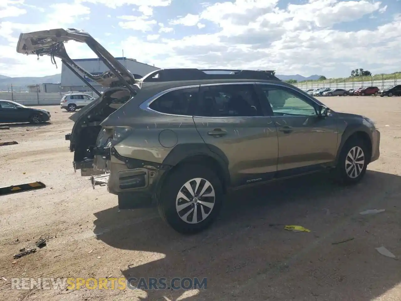 3 Фотография поврежденного автомобиля 4S4BTADC2R3291568 SUBARU OUTBACK 2024