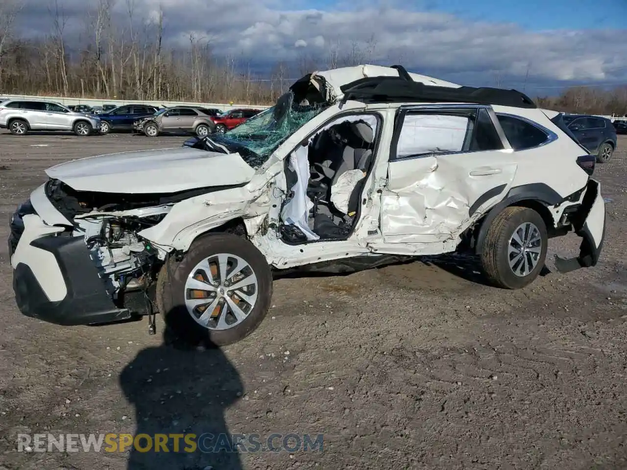 1 Фотография поврежденного автомобиля 4S4BTADC4R3255476 SUBARU OUTBACK 2024