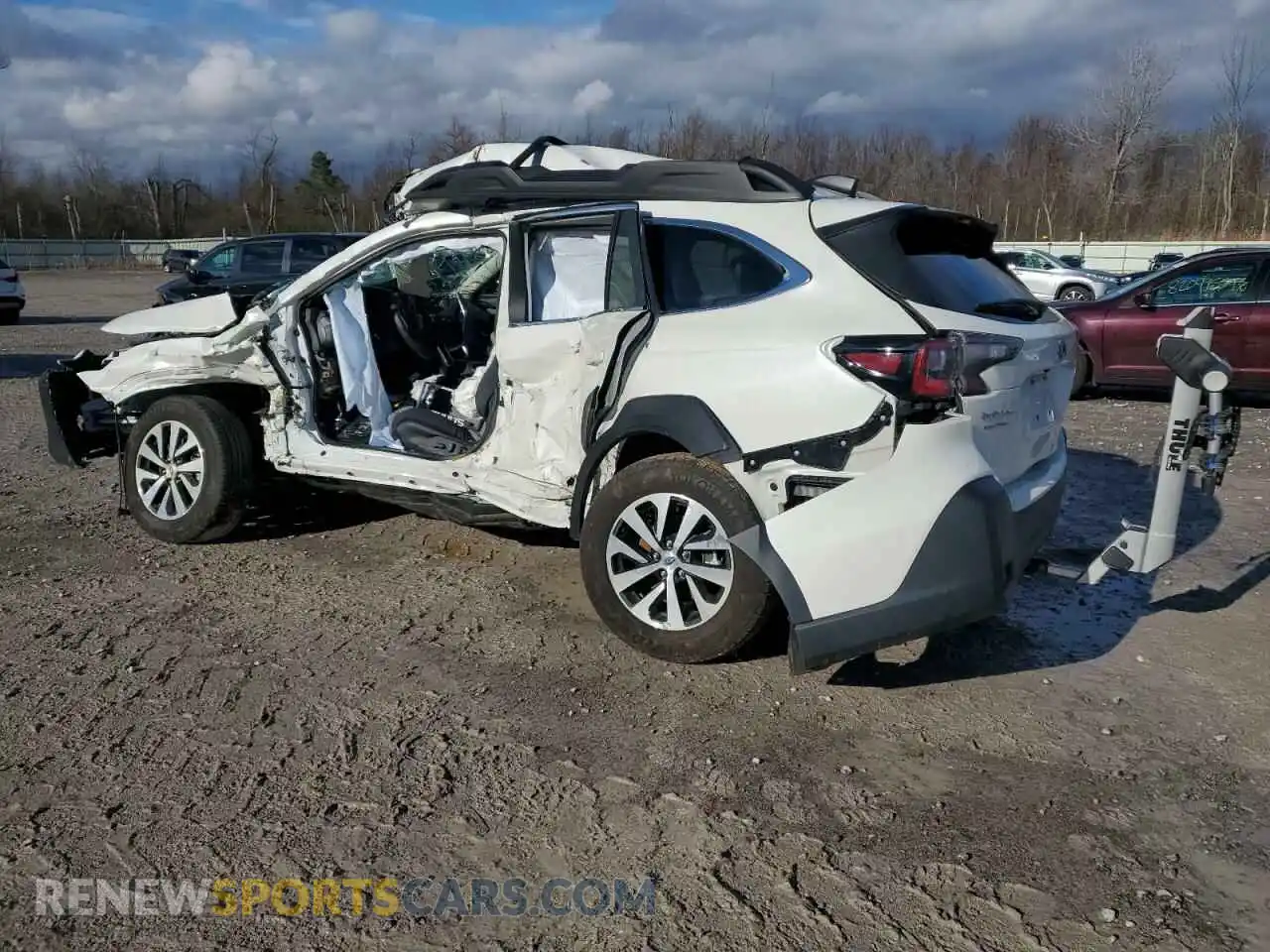 2 Фотография поврежденного автомобиля 4S4BTADC4R3255476 SUBARU OUTBACK 2024