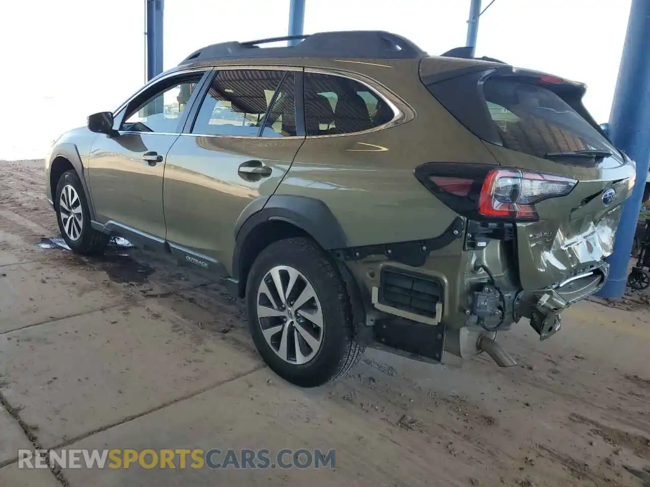 2 fotografías del automóvil dañado 4S4BTADC6R3140135 SUBARU OUTBACK 2024