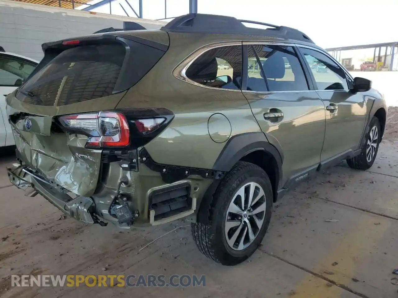 3 fotografías del automóvil dañado 4S4BTADC6R3140135 SUBARU OUTBACK 2024