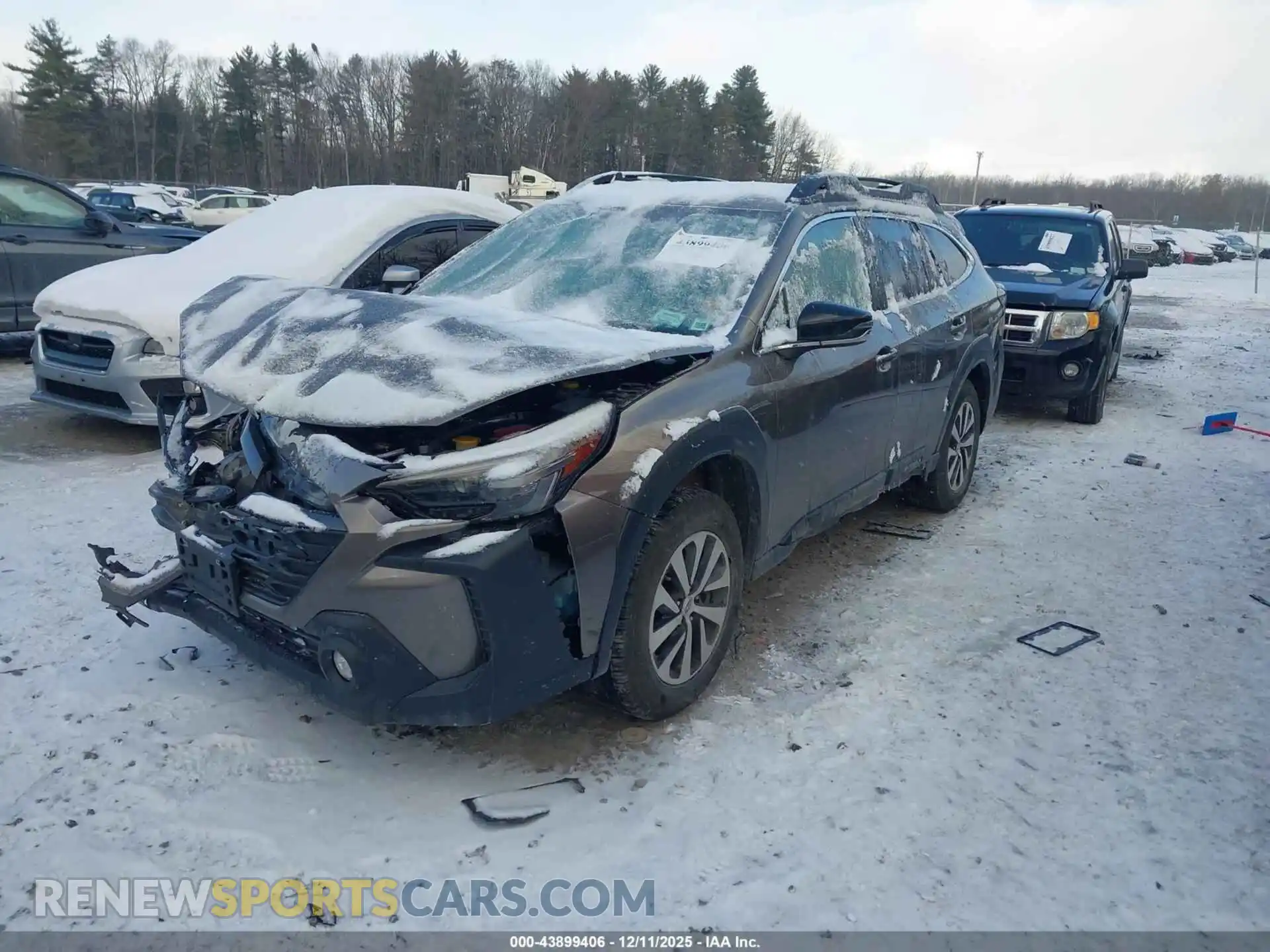 2 Photograph of a damaged car 4S4BTADCXR3299546 SUBARU OUTBACK 2024