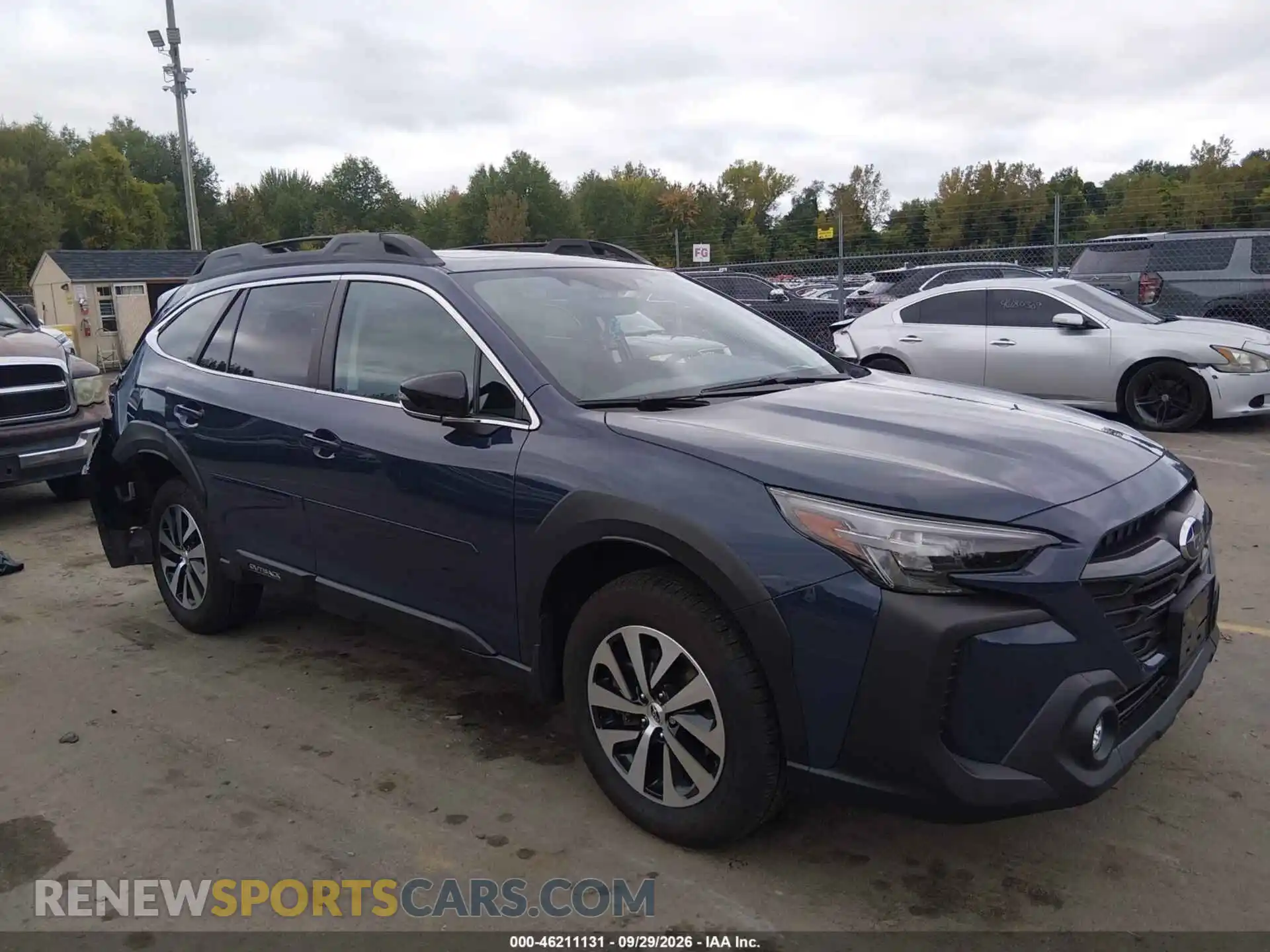 1 Photograph of a damaged car 4S4BTAFC1R3225719 SUBARU OUTBACK 2024
