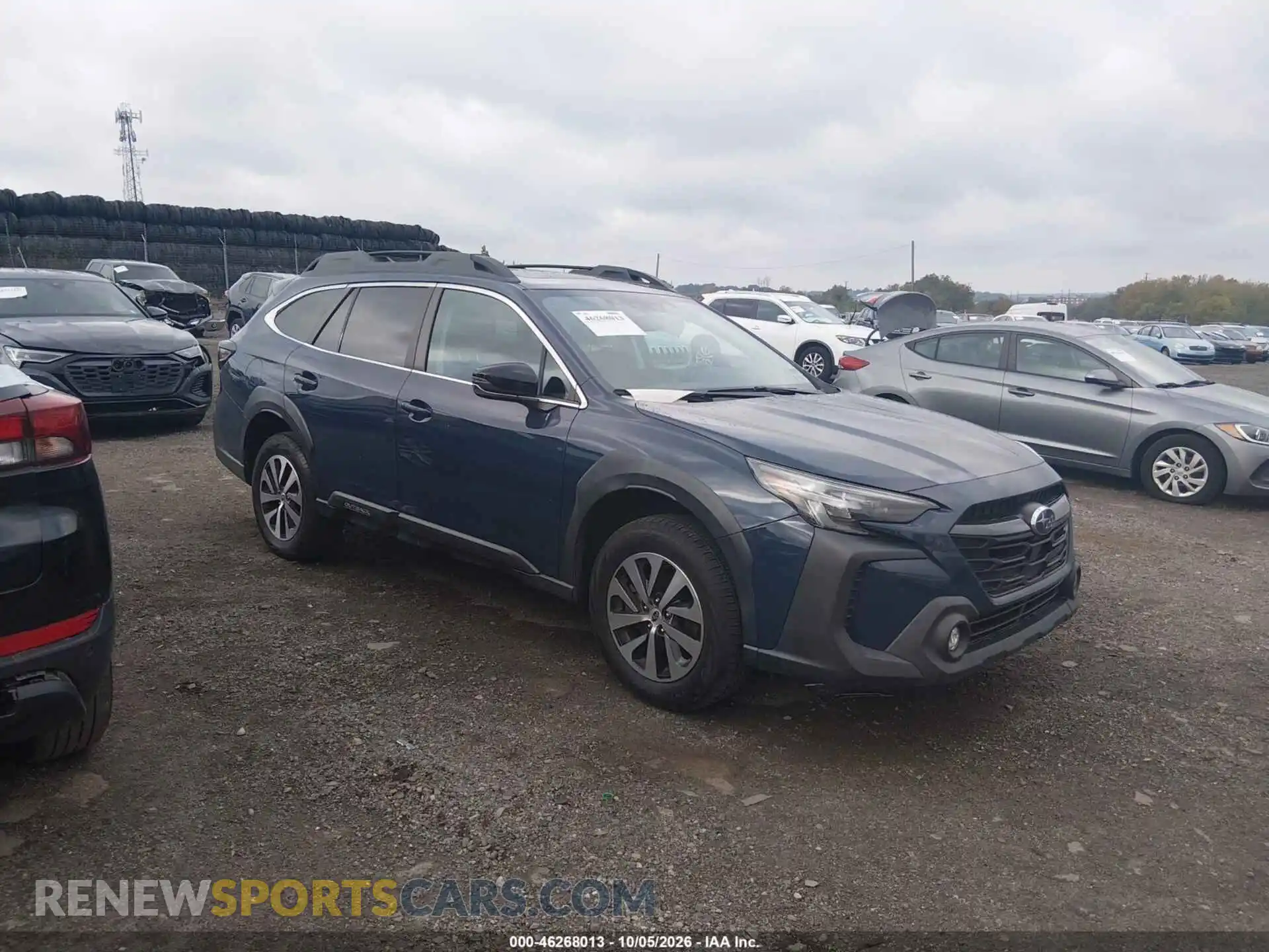 1 Photograph of a damaged car 4S4BTAFC2R3223140 SUBARU OUTBACK 2024