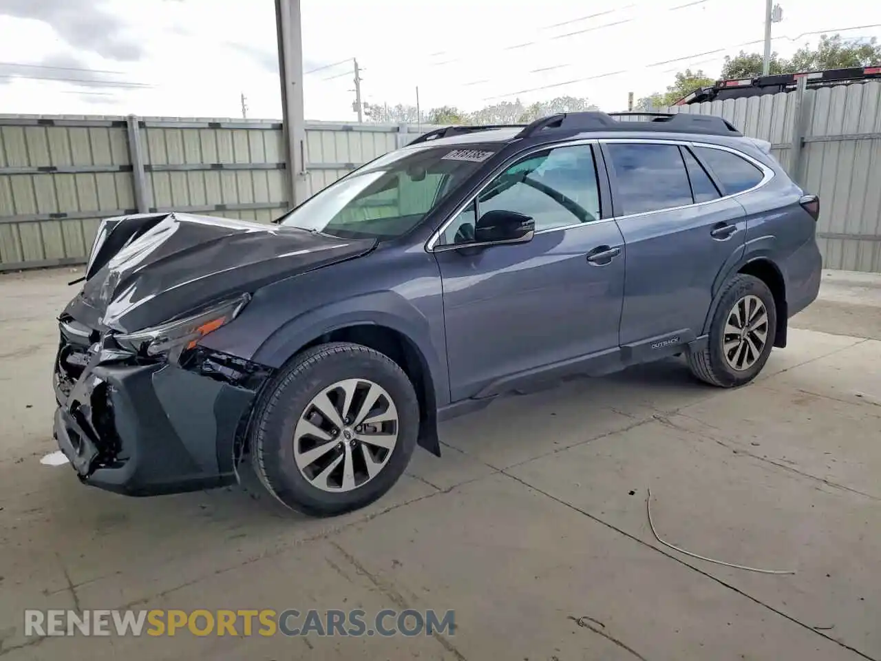 1 Photograph of a damaged car 4S4BTAFC2R3271219 SUBARU OUTBACK 2024