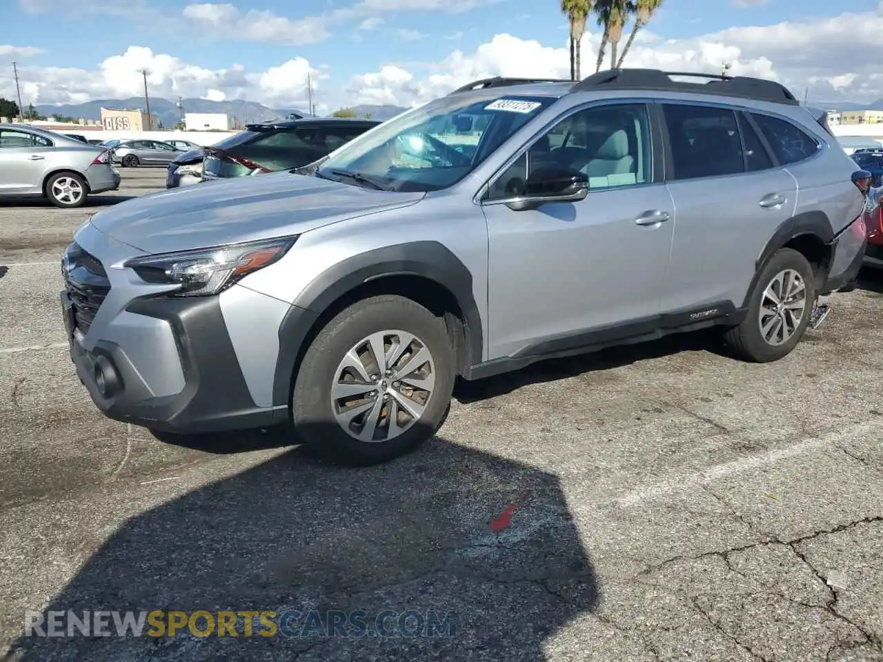 1 Photograph of a damaged car 4S4BTAFC3R3149307 SUBARU OUTBACK 2024