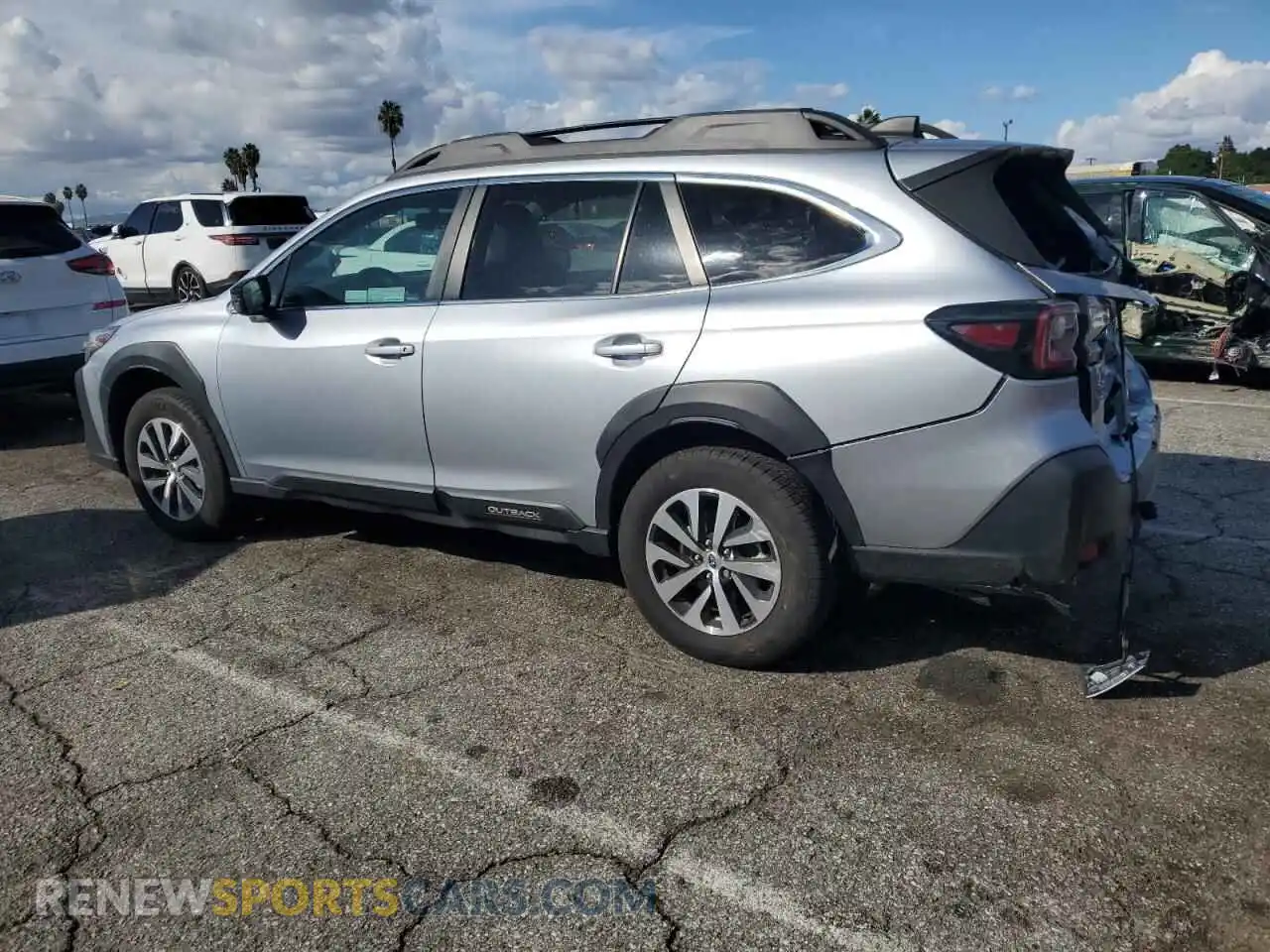 2 Photograph of a damaged car 4S4BTAFC3R3149307 SUBARU OUTBACK 2024