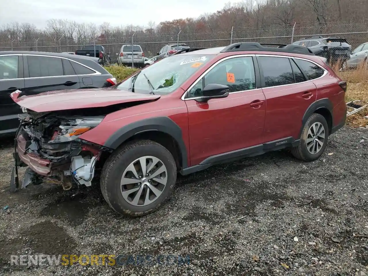 1 Photograph of a damaged car 4S4BTAFC3R3234163 SUBARU OUTBACK 2024
