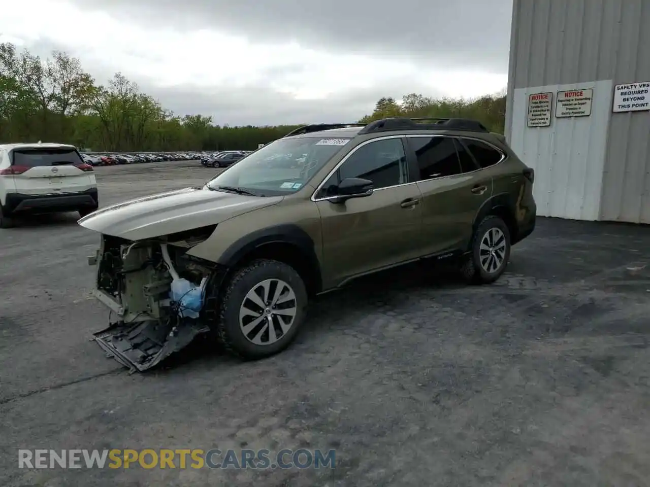 1 Photograph of a damaged car 4S4BTAFC5R3107785 SUBARU OUTBACK 2024