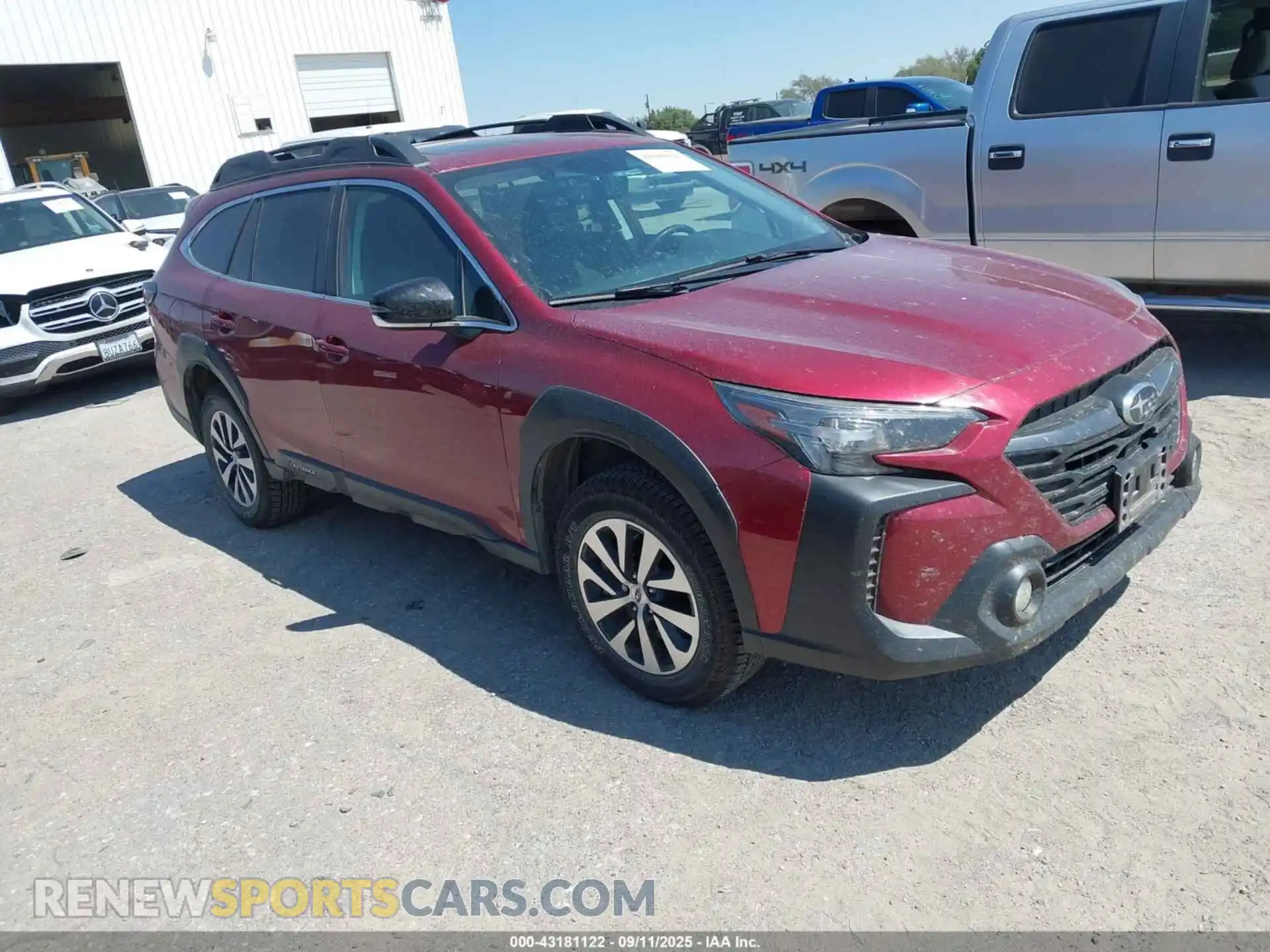 1 Photograph of a damaged car 4S4BTAFC5R3136347 SUBARU OUTBACK 2024