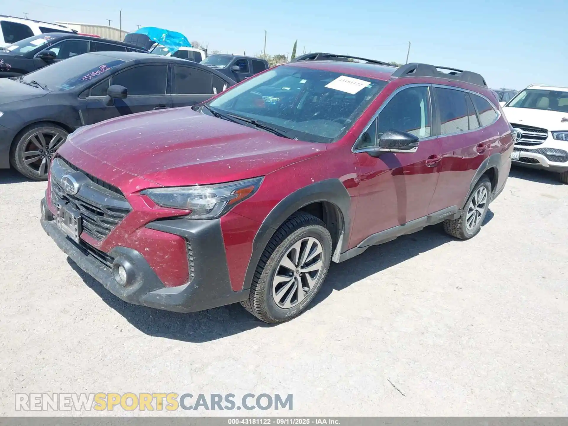 2 Photograph of a damaged car 4S4BTAFC5R3136347 SUBARU OUTBACK 2024