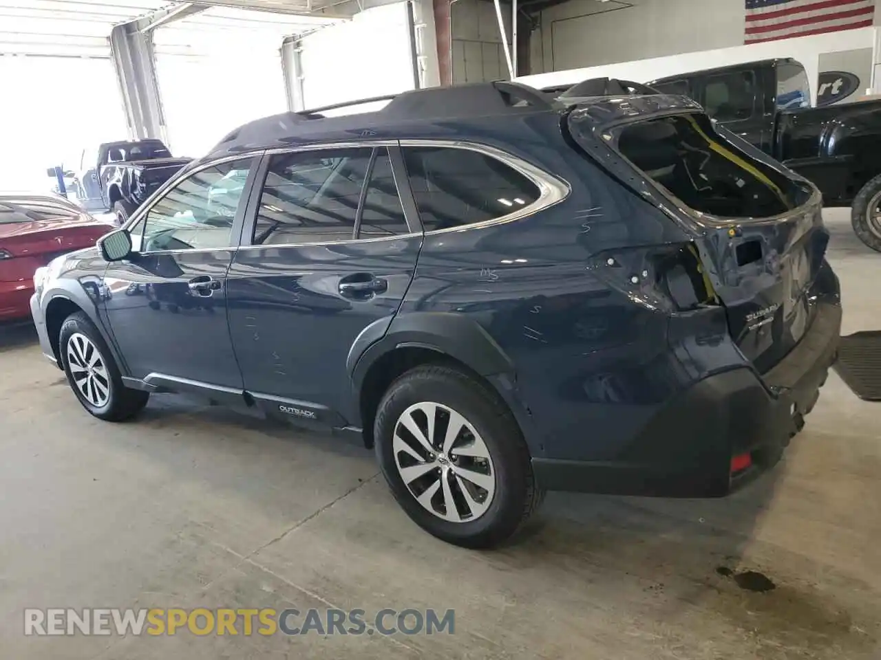 2 Photograph of a damaged car 4S4BTAFC5R3219289 SUBARU OUTBACK 2024
