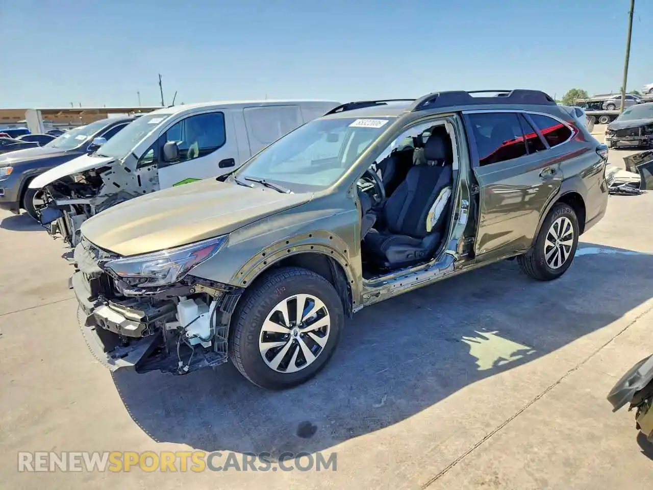 1 Photograph of a damaged car 4S4BTAFC6R3247022 SUBARU OUTBACK 2024