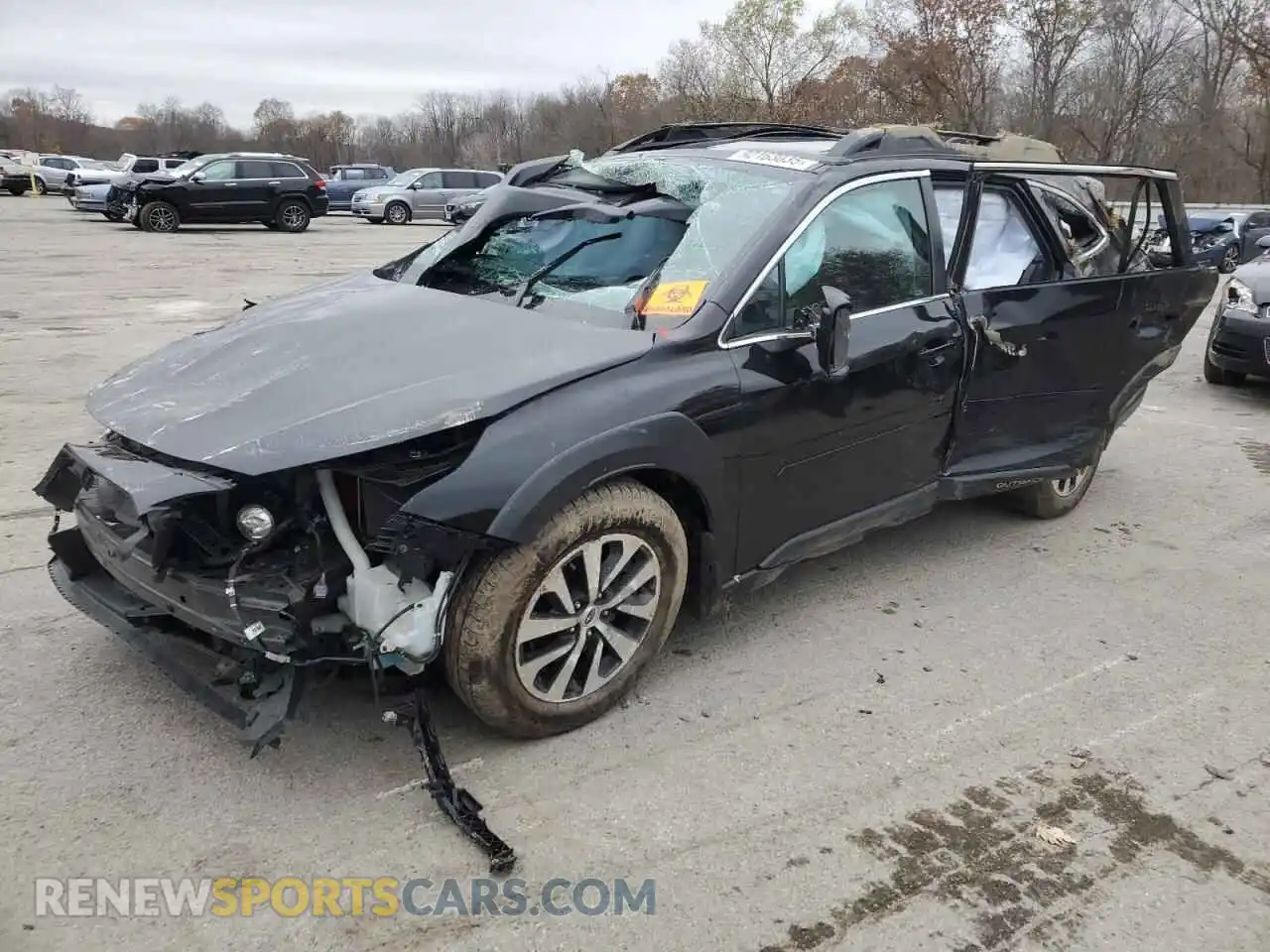 1 Photograph of a damaged car 4S4BTAFC6R3281574 SUBARU OUTBACK 2024