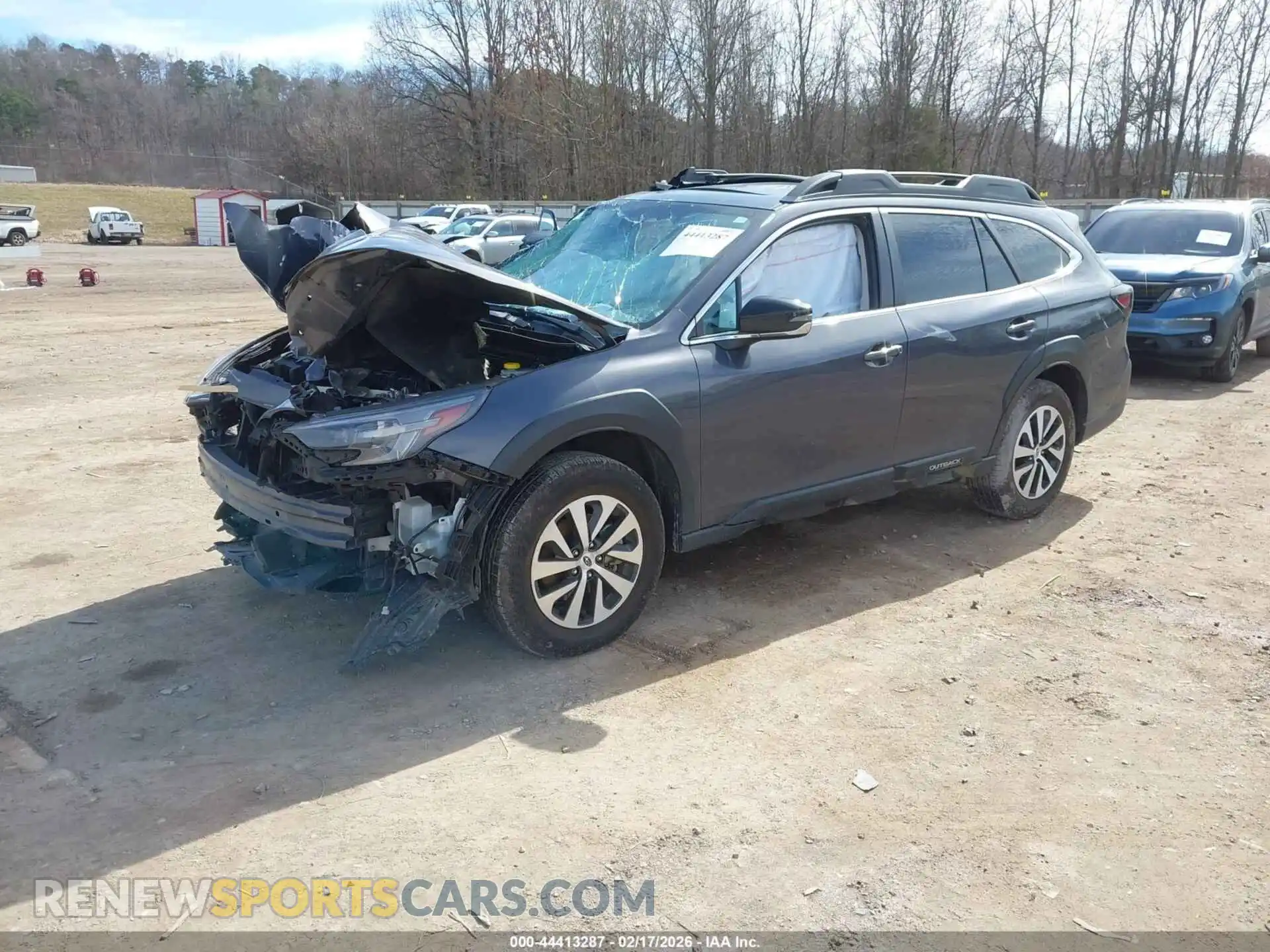 2 Photograph of a damaged car 4S4BTAFC7R3193603 SUBARU OUTBACK 2024