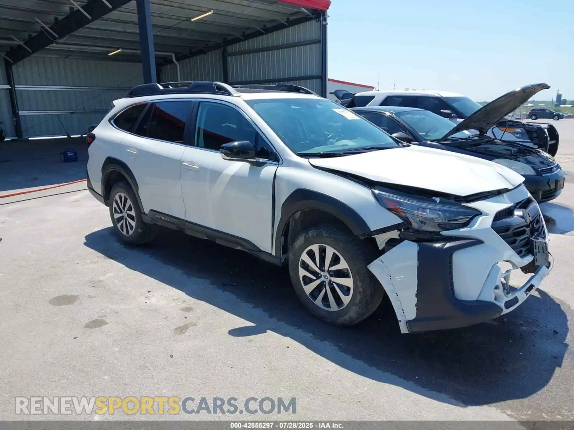 1 Photograph of a damaged car 4S4BTAFC8R3228181 SUBARU OUTBACK 2024