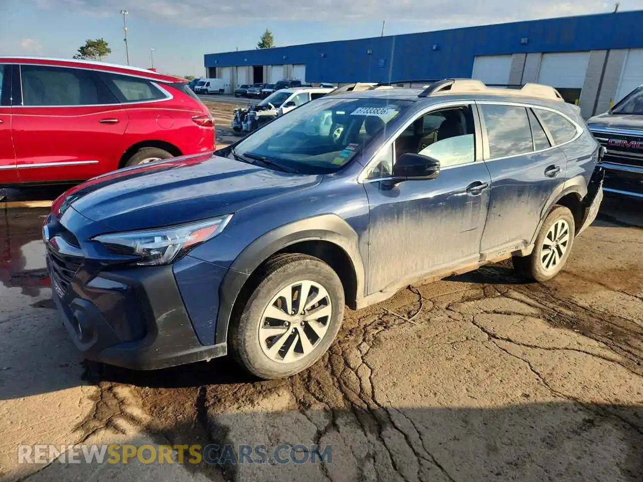 1 Photograph of a damaged car 4S4BTAFC8R3270706 SUBARU OUTBACK 2024