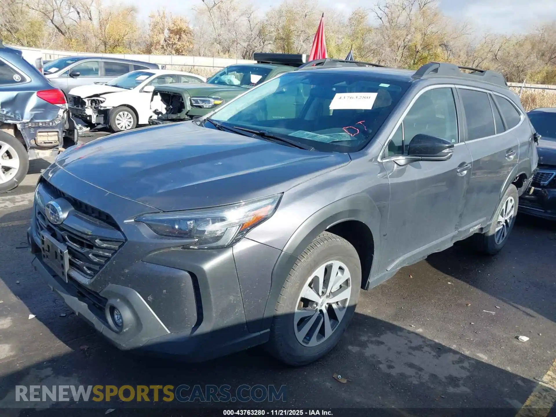 2 fotografías del automóvil dañado 4S4BTAFC9R3239724 SUBARU OUTBACK 2024