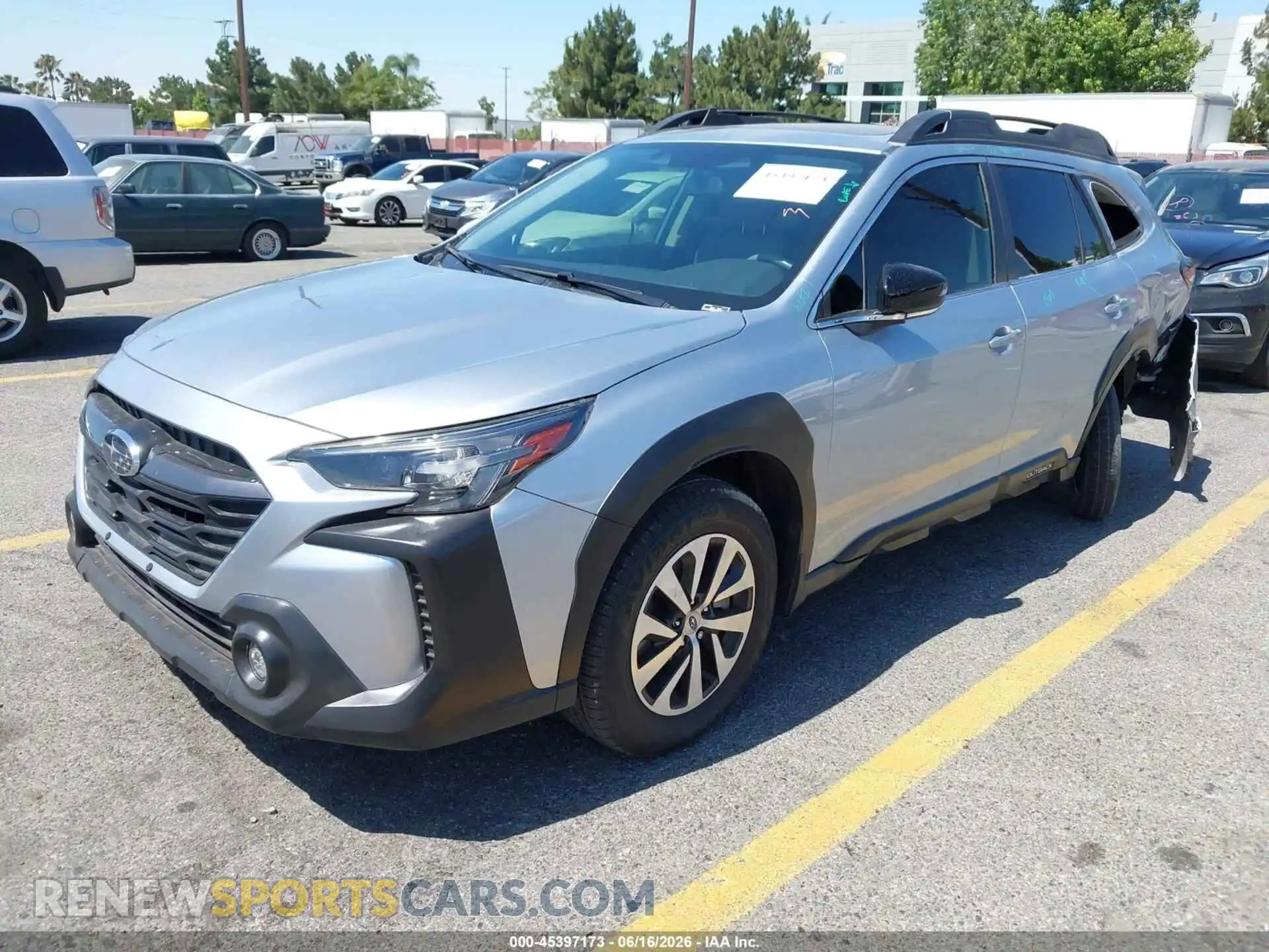 2 Photograph of a damaged car 4S4BTAFCXR3118961 SUBARU OUTBACK 2024