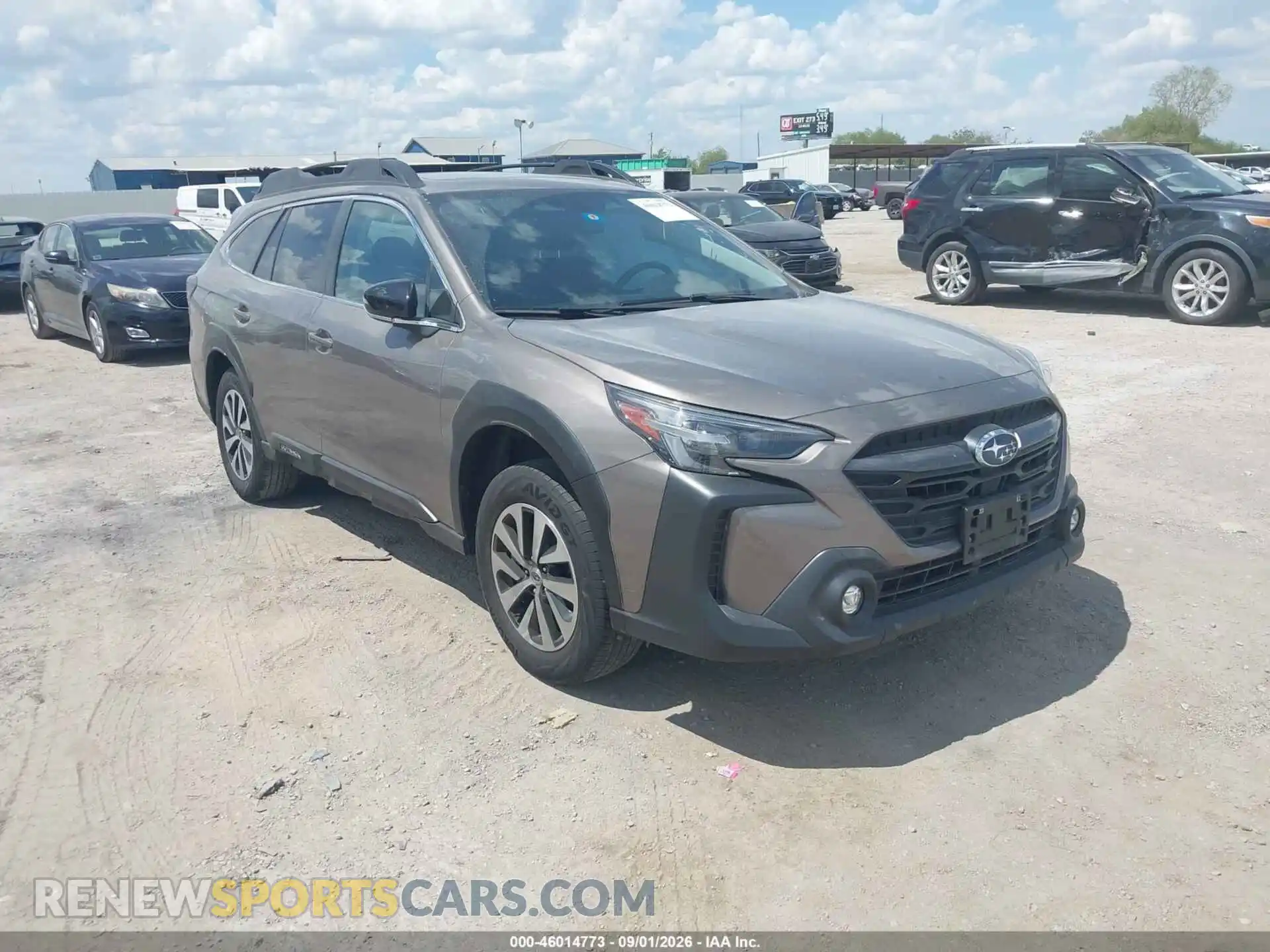 1 Photograph of a damaged car 4S4BTAFCXR3129698 SUBARU OUTBACK 2024
