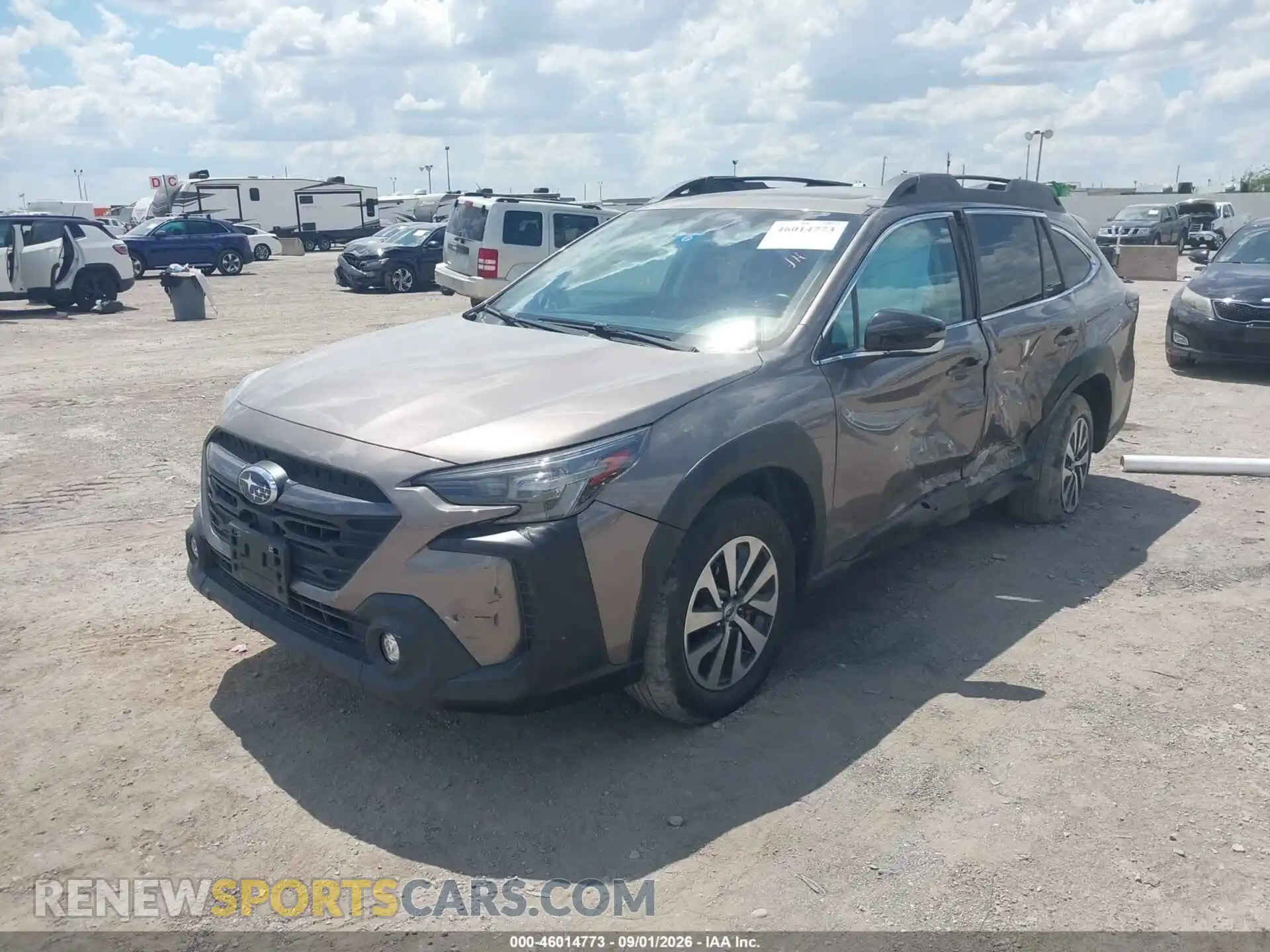 2 Photograph of a damaged car 4S4BTAFCXR3129698 SUBARU OUTBACK 2024